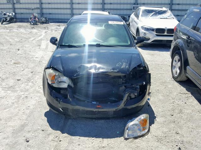 1G1AL58F987171049 - 2008 CHEVROLET COBALT LT BLACK photo 9