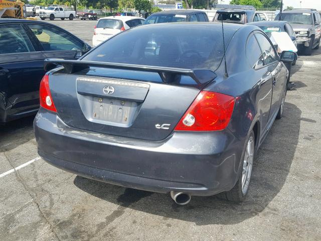 JTKDE177070182247 - 2007 TOYOTA SCION TC GRAY photo 4