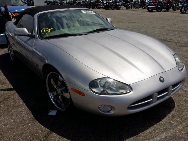 SAJDA42C81NA14590 - 2001 JAGUAR XK8 SILVER photo 1