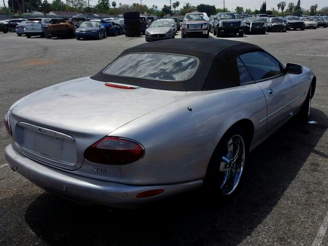 SAJDA42C81NA14590 - 2001 JAGUAR XK8 SILVER photo 4