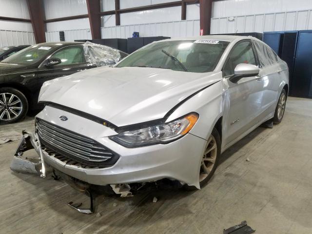 3FA6P0LU1HR385039 - 2017 FORD FUSION SE HYBRID  photo 2