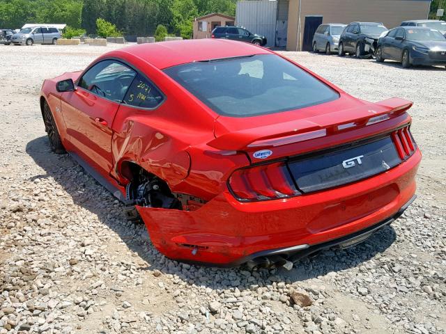 1FA6P8CF3J5120583 - 2018 FORD MUSTANG GT RED photo 3