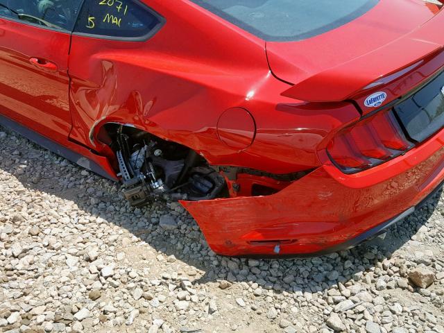 1FA6P8CF3J5120583 - 2018 FORD MUSTANG GT RED photo 9