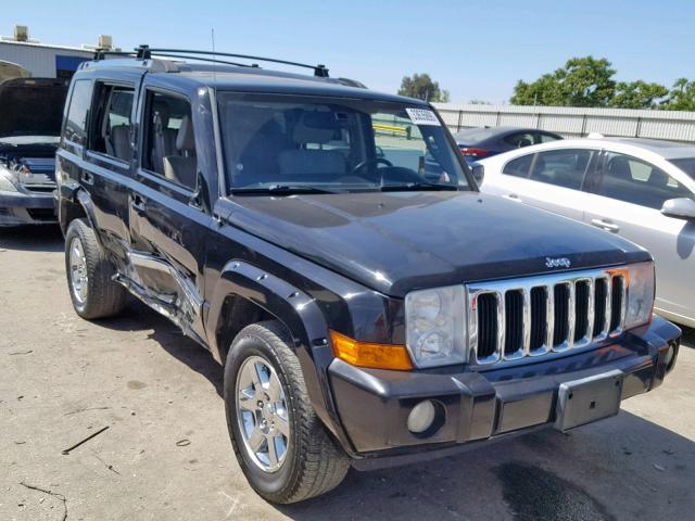 1J8HH58287C635936 - 2007 JEEP COMMANDER BLACK photo 1