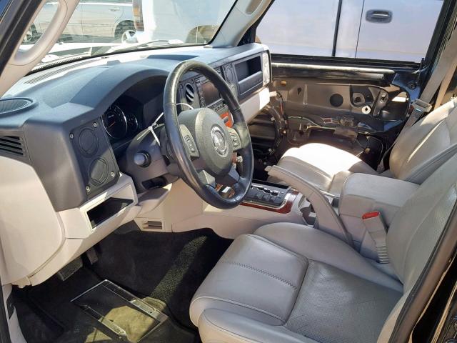 1J8HH58287C635936 - 2007 JEEP COMMANDER BLACK photo 5