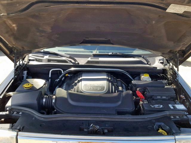 1J8HH58287C635936 - 2007 JEEP COMMANDER BLACK photo 7