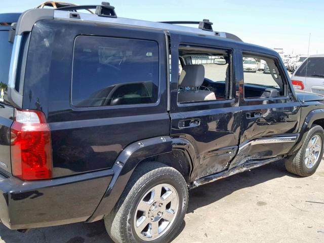 1J8HH58287C635936 - 2007 JEEP COMMANDER BLACK photo 9