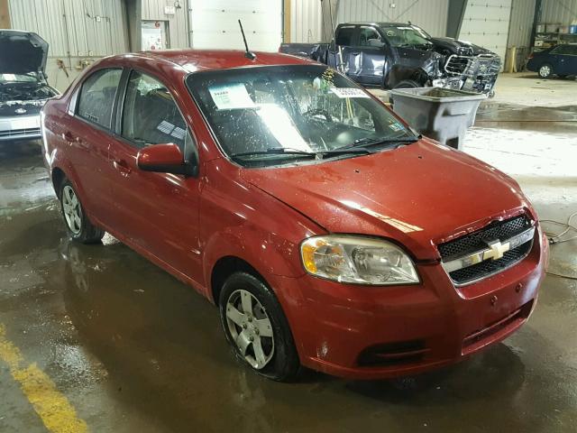 KL1TD5DE9BB204962 - 2011 CHEVROLET AVEO LS RED photo 1