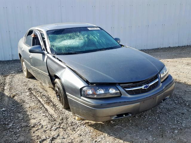 2G1WF52E649351532 - 2004 CHEVROLET IMPALA GRAY photo 1