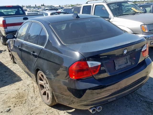 WBAVB33526KR79426 - 2006 BMW 330 I BLACK photo 3