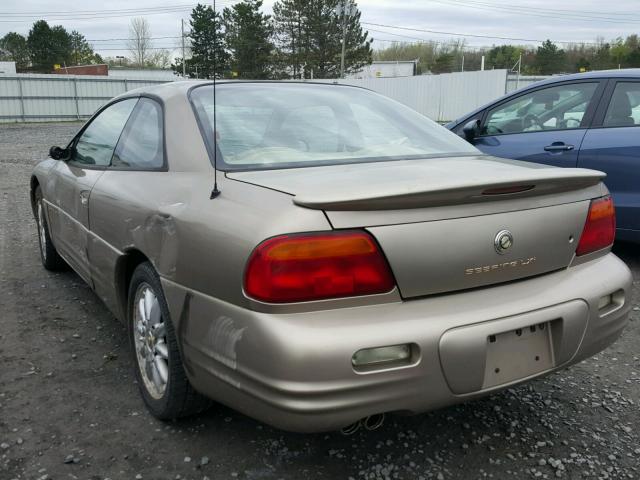 4C3AU52N8WE113675 - 1998 CHRYSLER SEBRING LX GOLD photo 3