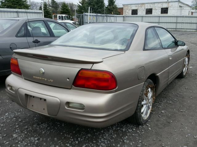 4C3AU52N8WE113675 - 1998 CHRYSLER SEBRING LX GOLD photo 4