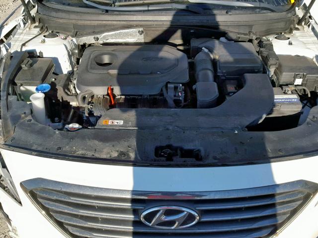 5NPE34AF6FH026783 - 2015 HYUNDAI SONATA SPO WHITE photo 7