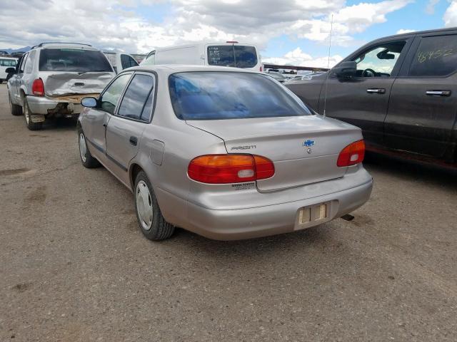 1Y1SK5281XZ407345 - 1999 CHEVROLET GEO PRIZM BASE  photo 3