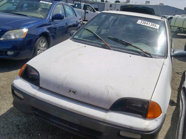 2C1MR6466N6741869 - 1992 GEO METRO BASE WHITE photo 2