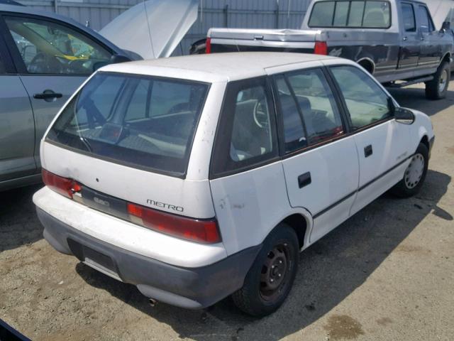 2C1MR6466N6741869 - 1992 GEO METRO BASE WHITE photo 4