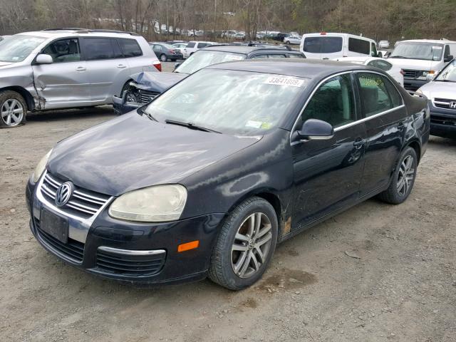 3VWRG71K76M839321 - 2006 VOLKSWAGEN JETTA 2.5 BLACK photo 2