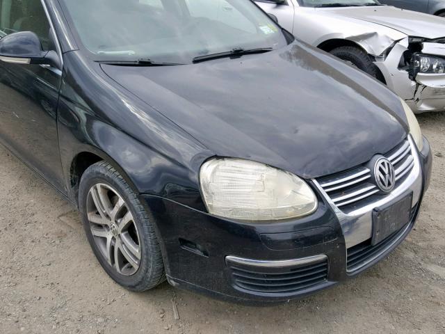 3VWRG71K76M839321 - 2006 VOLKSWAGEN JETTA 2.5 BLACK photo 9