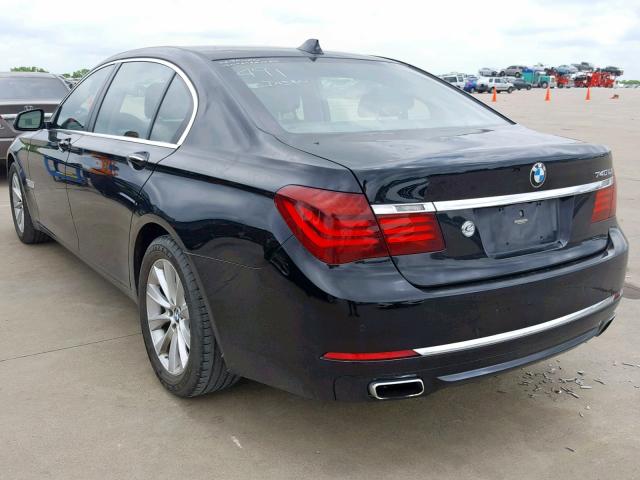 WBAYE4C59FD947197 - 2015 BMW 740 LI BLACK photo 3