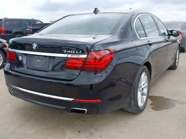 WBAYE4C59FD947197 - 2015 BMW 740 LI BLACK photo 4