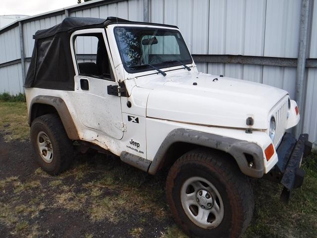 1J4FA39S85P373065 - 2005 JEEP WRANGLER X WHITE photo 1