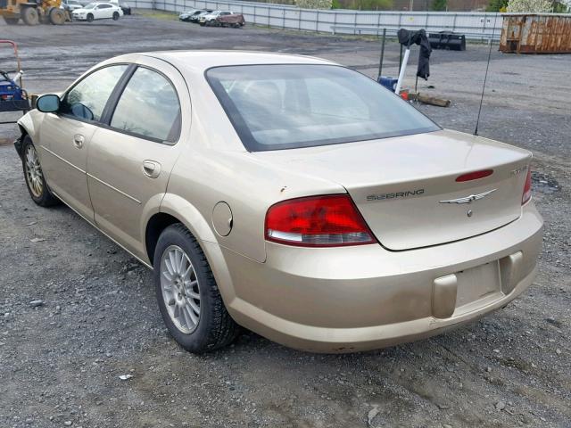 1C3EL56R45N700800 - 2005 CHRYSLER SEBRING TO TAN photo 3