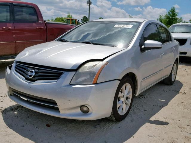 3N1AB6AP8AL676488 - 2010 NISSAN SENTRA 2.0 SILVER photo 2