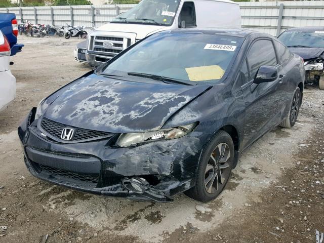 2HGFG3B02DH502953 - 2013 HONDA CIVIC EXL BLACK photo 2