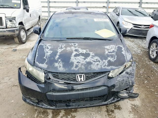 2HGFG3B02DH502953 - 2013 HONDA CIVIC EXL BLACK photo 9