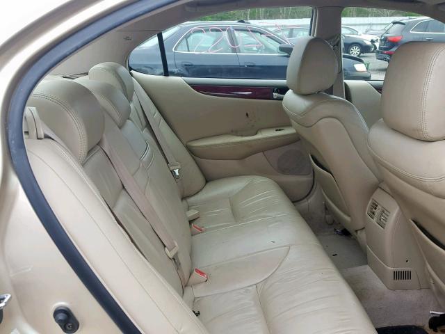 JTHBF30G330107889 - 2003 LEXUS ES 300 BEIGE photo 6