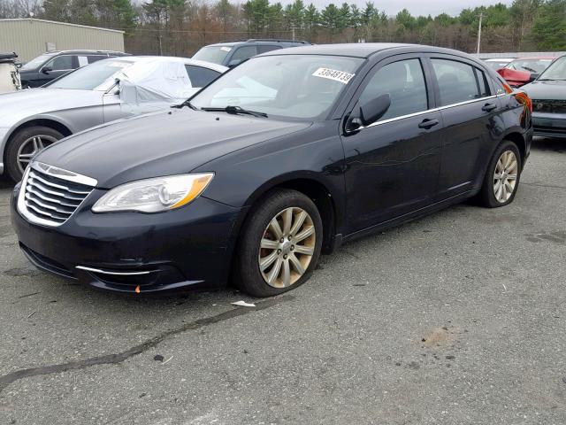 1C3CCBBG9DN703300 - 2013 CHRYSLER 200 TOURIN BLACK photo 2