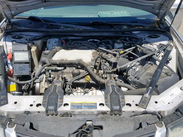 2G1WF52E939317244 - 2003 CHEVROLET IMPALA SILVER photo 7