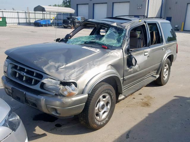 1FMDU65E5YZA06084 - 2000 FORD EXPLORER L GREEN photo 2