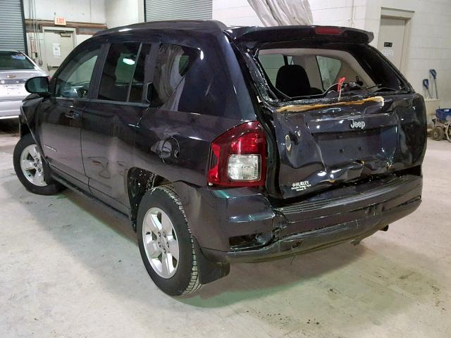 1C4NJCBA0ED666401 - 2014 JEEP COMPASS SP Сұр фото 3