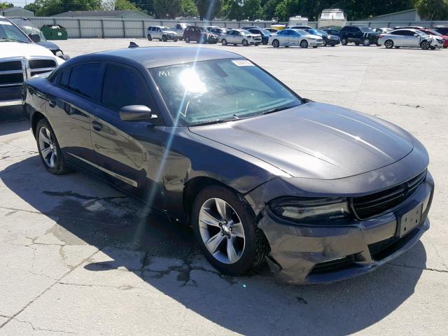 2C3CDXHG0GH215593 - 2016 DODGE CHARGER SX BLACK photo 1