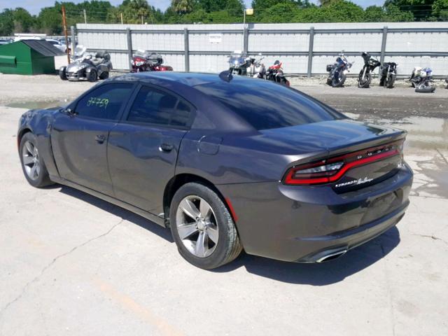 2C3CDXHG0GH215593 - 2016 DODGE CHARGER SX BLACK photo 3