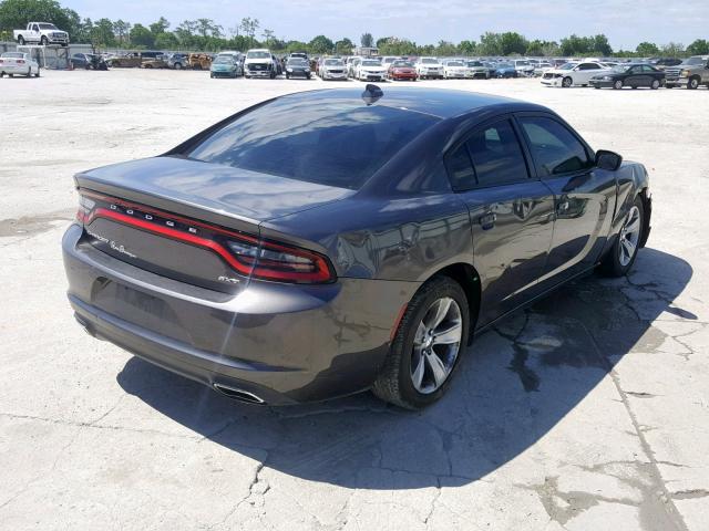 2C3CDXHG0GH215593 - 2016 DODGE CHARGER SX BLACK photo 4