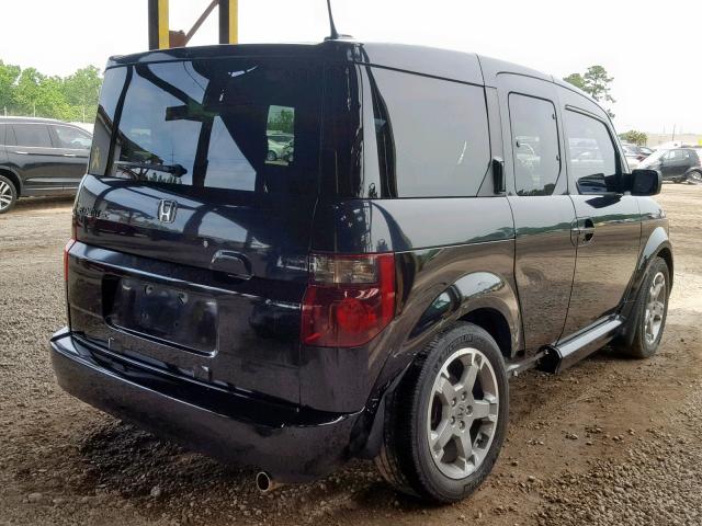 5J6YH18948L004612 - 2008 HONDA ELEMENT SC BLACK photo 4