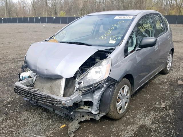 JHMGE8H23AC012551 - 2010 HONDA FIT SILVER photo 2