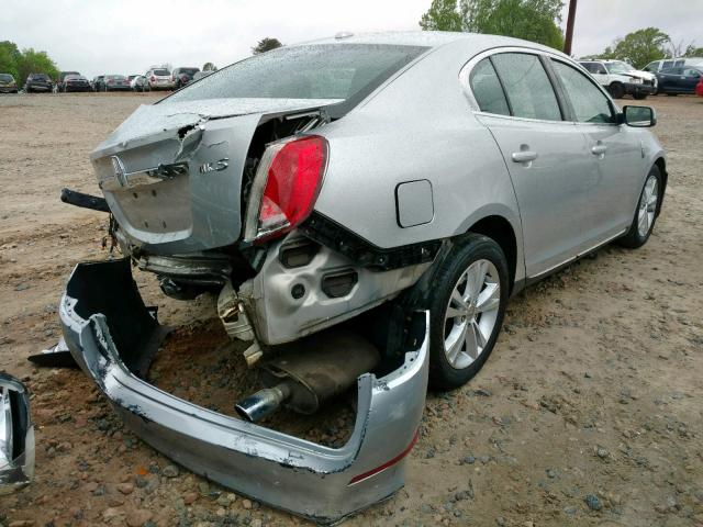 1LNHM93R19G615503 - 2009 LINCOLN MKS SILVER photo 4