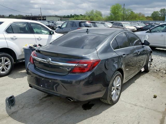 2G4GP5EX8E9263018 - 2014 BUICK REGAL PREM CHARCOAL photo 4