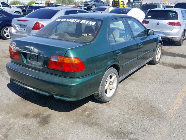 2HGEJ661XXH512068 - 1999 HONDA CIVIC BASE GREEN photo 4