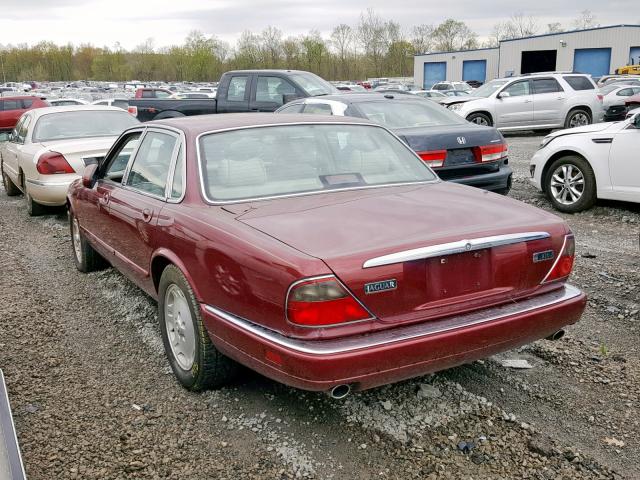 SAJHX1249VC809668 - 1997 JAGUAR XJ6 BURGUNDY photo 3