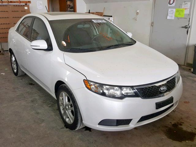 KNAFU4A28C5558883 - 2012 KIA FORTE EX WHITE photo 1