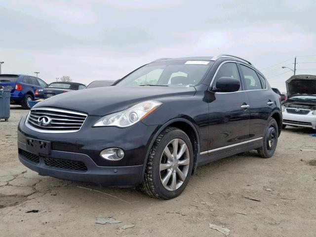 JN1BJ0HR3DM480464 - 2013 INFINITI EX37 BASE BLACK photo 2