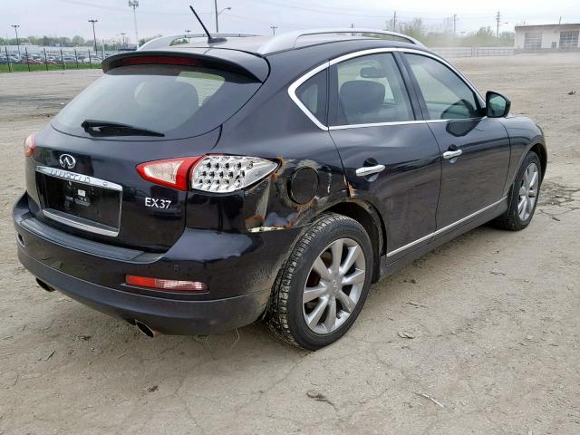 JN1BJ0HR3DM480464 - 2013 INFINITI EX37 BASE BLACK photo 4