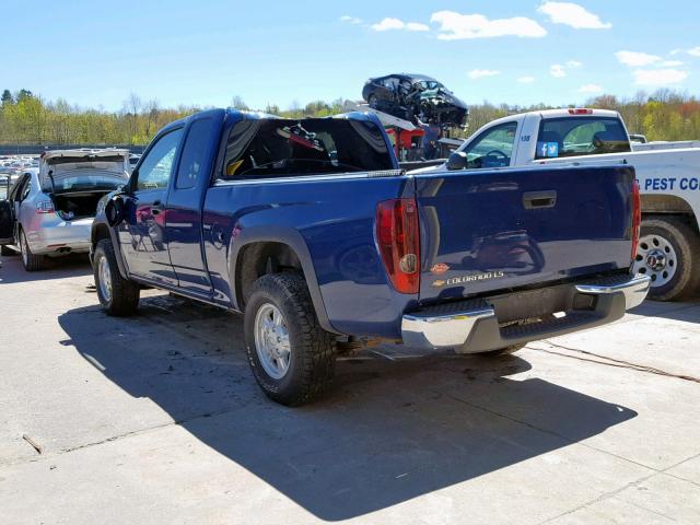 1GCDT196558125834 - 2005 CHEVROLET COLORADO BLUE photo 3