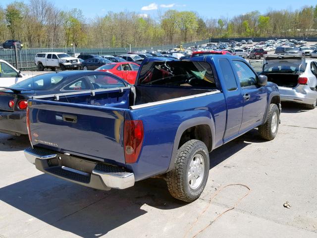 1GCDT196558125834 - 2005 CHEVROLET COLORADO BLUE photo 4