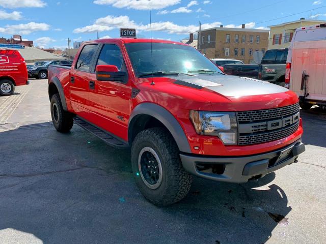 1FTFW1R65CFB19850 - 2012 FORD F150 SVT R RED photo 1