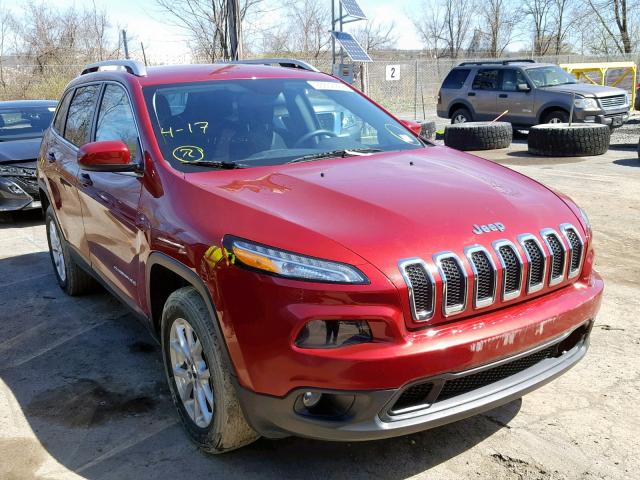 1C4PJMCS8GW374895 - 2016 JEEP CHEROKEE L RED photo 1